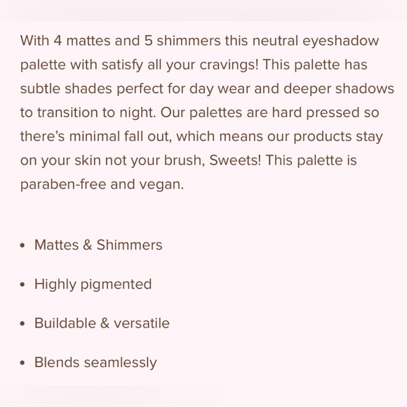 New - Proof is in the puddin’ eyeshadow palette by Cashmere - Picture 3 of 14